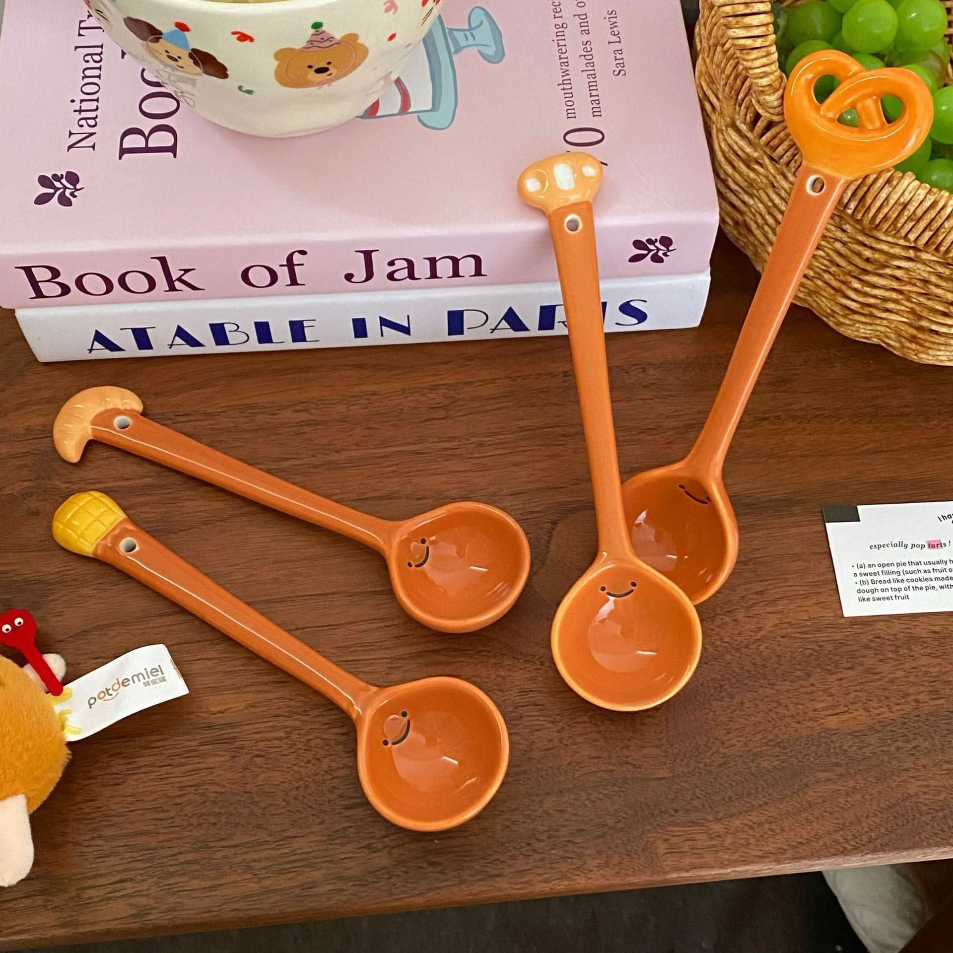 Cute Ceramic Bread Spoon for Soup