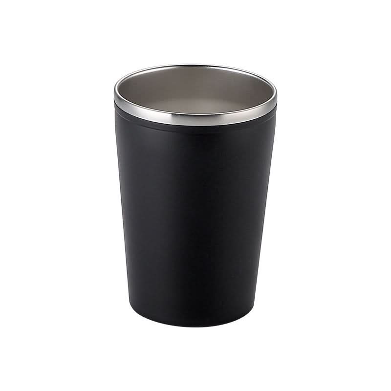 Stainless Steel Double-Layer Insulated Mouthwash & Toothbrush Cup – 400ml