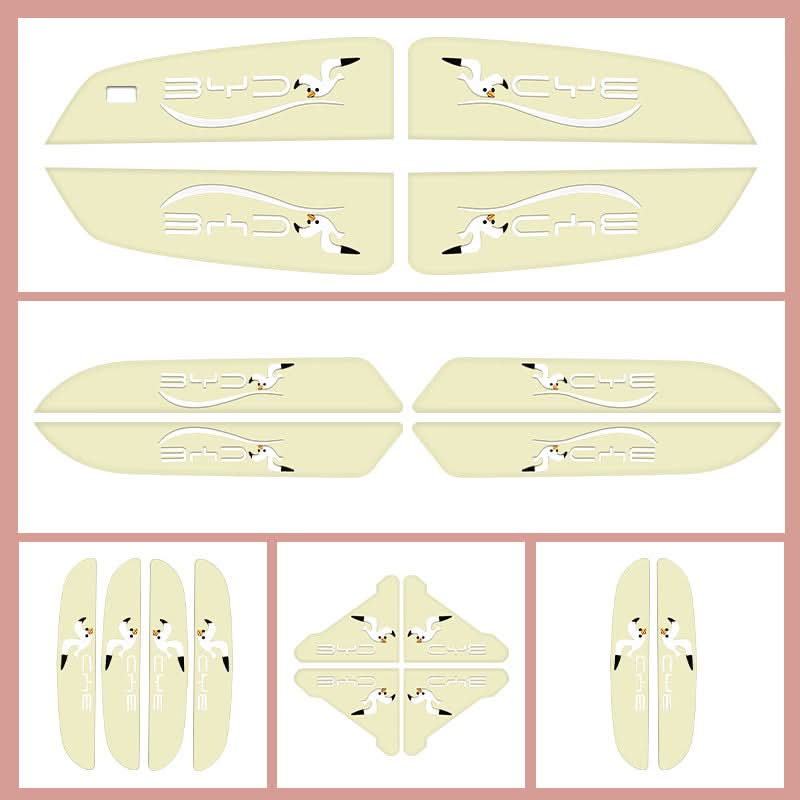 BYD Seagull Door Handle & Mirror Anti-Scratch Stickers – For Exterior Protection