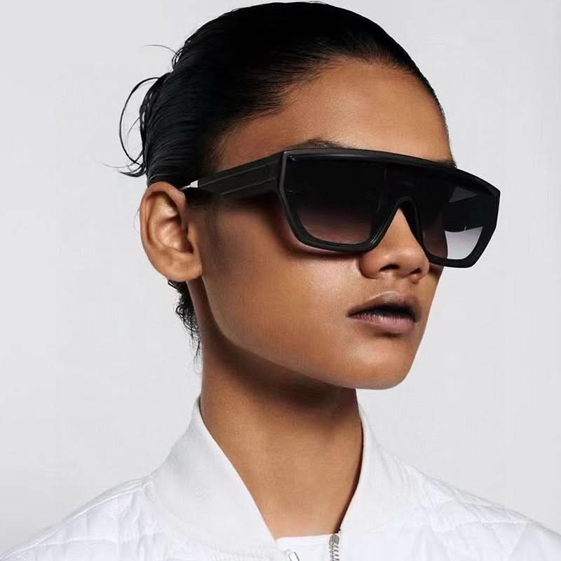 Fashion Square Frame Sports Sunglasses for Women – Trendy UV Protection Shades