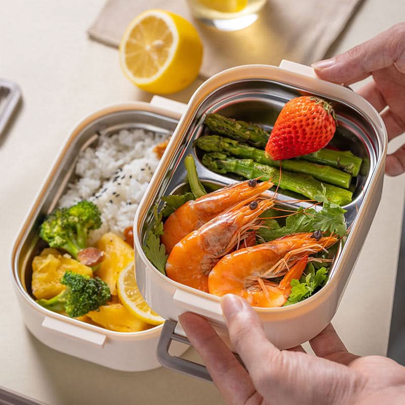 Microwave-Safe Insulated Lunch Box – Single-Layer Bento Box for Adults