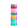 10 Rolls Rainbow Laser Tape for DIY Crafts