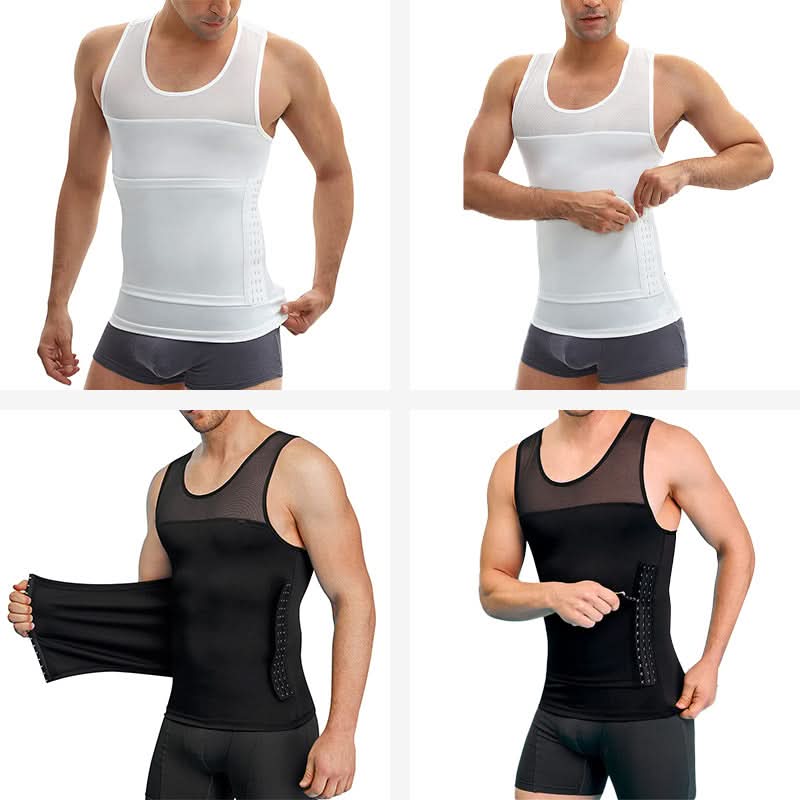 Men's Adjustable Waist Shaping Corset Vest