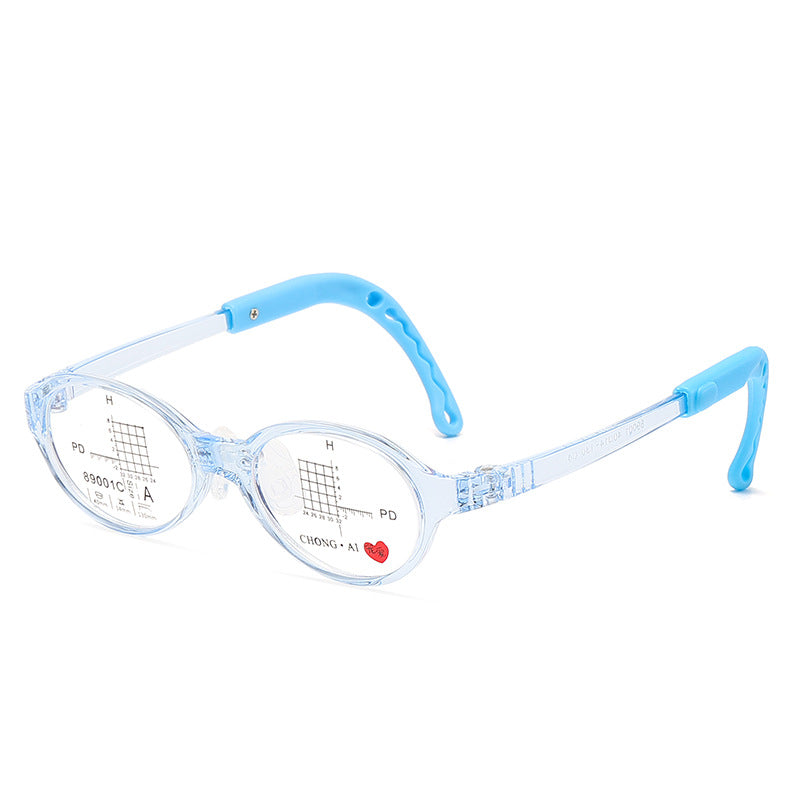 Toddler Glasses Frame for Ages 1–3 – Flexible Silicone Eyewear with Adjustable Temples