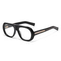 Acetate Oval Sunglasses – Minimal Mirror Finish, Lightweight European-Style Frame