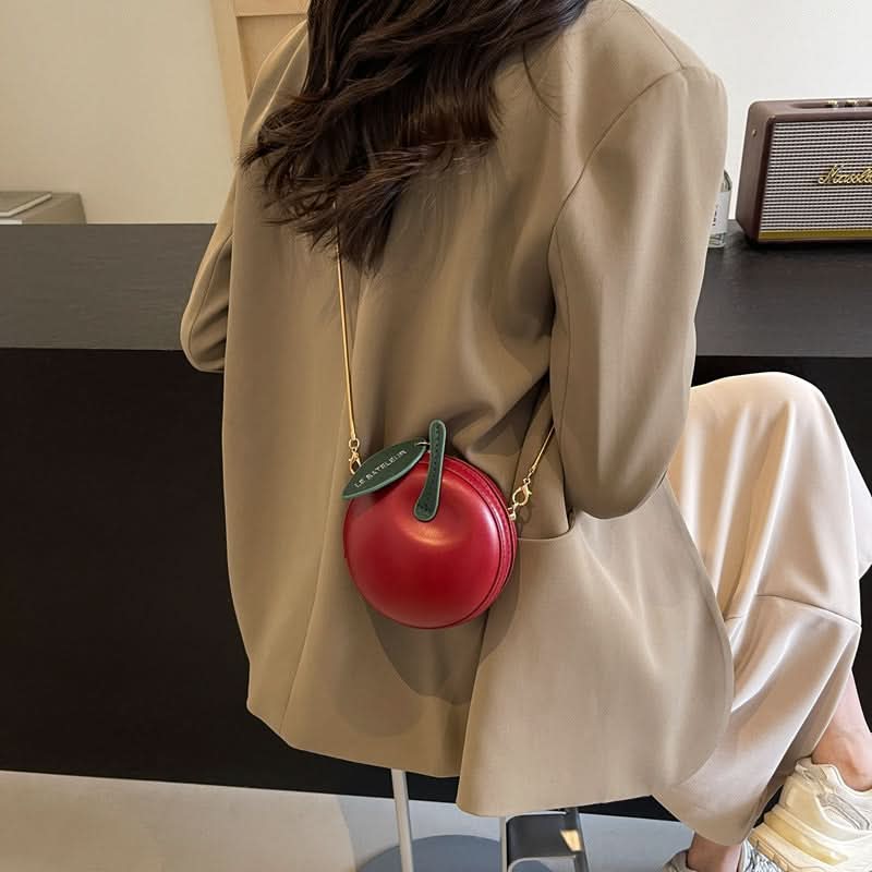 Apple-Shaped Small Chain Shoulder Bag