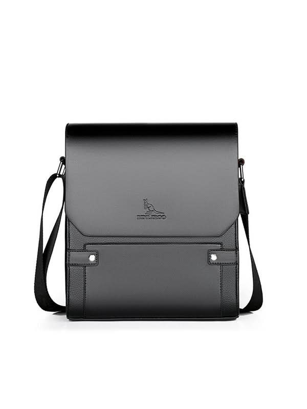 Men's Retro PU Leather Business Messenger Bag – Shoulder Briefcase