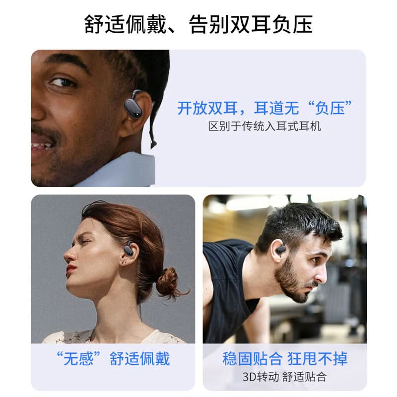Rotating Dual-Axis Bluetooth Ear-Hook Headset