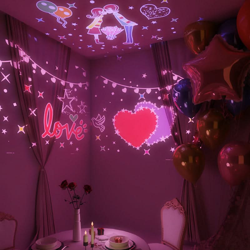 Cute Rabbit and Deer Night Light Projector