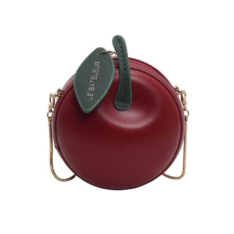 Apple-Shaped Small Chain Shoulder Bag
