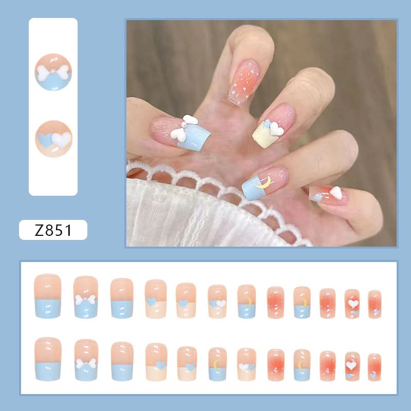 Cute Nail Art Patches – Wearable & Removable Polka Dot