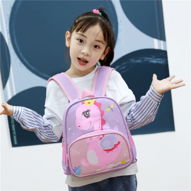 Kids’ Dinosaur Backpack – Oxford School Bag for Boys & Girls