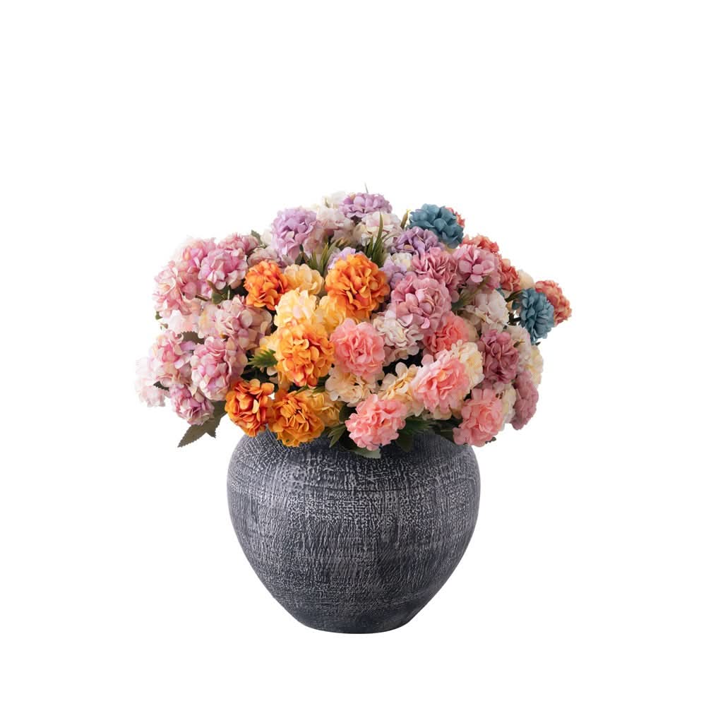 Set of 2 pcs. Ball Chrysanthemum Artificial Flower Bunch