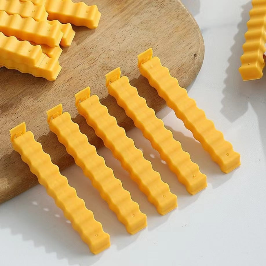 Magnetic Fries Plastic Storage Box – Cute Fries Design Food Clips for Kitchen