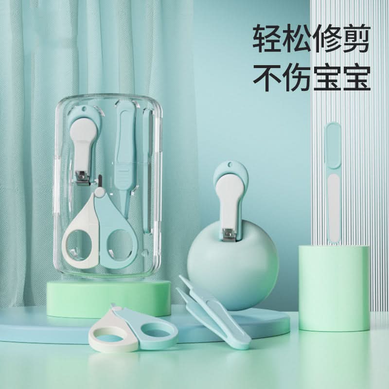 Portable Baby Nail Clippers Set – Safe Manicure Kit for Newborns & Toddlers