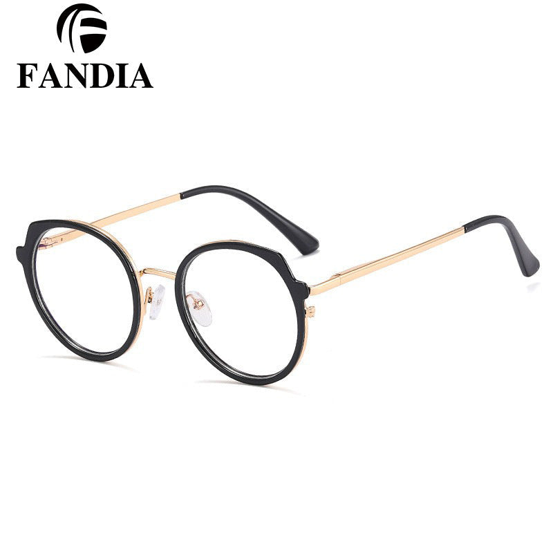 Women’s Round TR90 Blue Light Glasses Frame – Ultra-Light Full Frame Eyewear