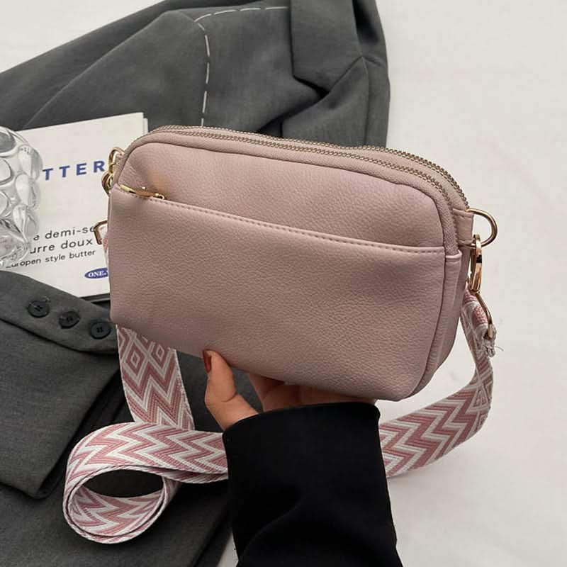 Women's Stylish Wide Strap Messenger Shoulder Bag
