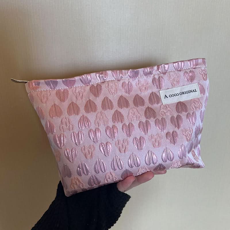 Canvas Travel Cosmetic Bag – Portable Makeup & Toiletry Organizer