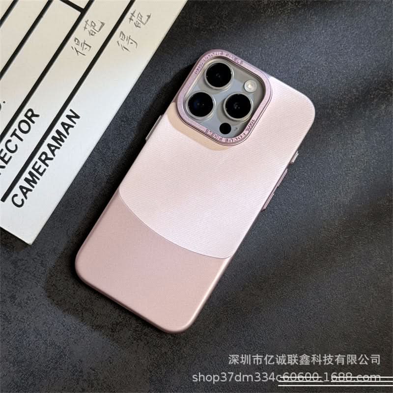Luxury Velvet iPhone 15 & 14 Case - Shockproof, Anti-Fingerprint Cover
