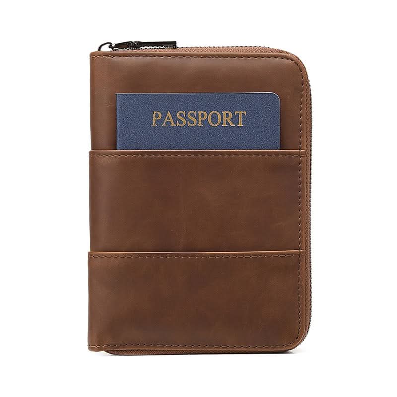 RFID Travel Passport Holder – Anti-Theft PU Leather Wallet