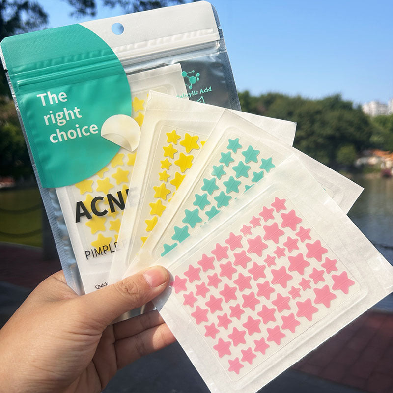 Star Acne Patches for Face – Hydrocolloid Blemish Treatment, Cute Star Shape (51-pieces)