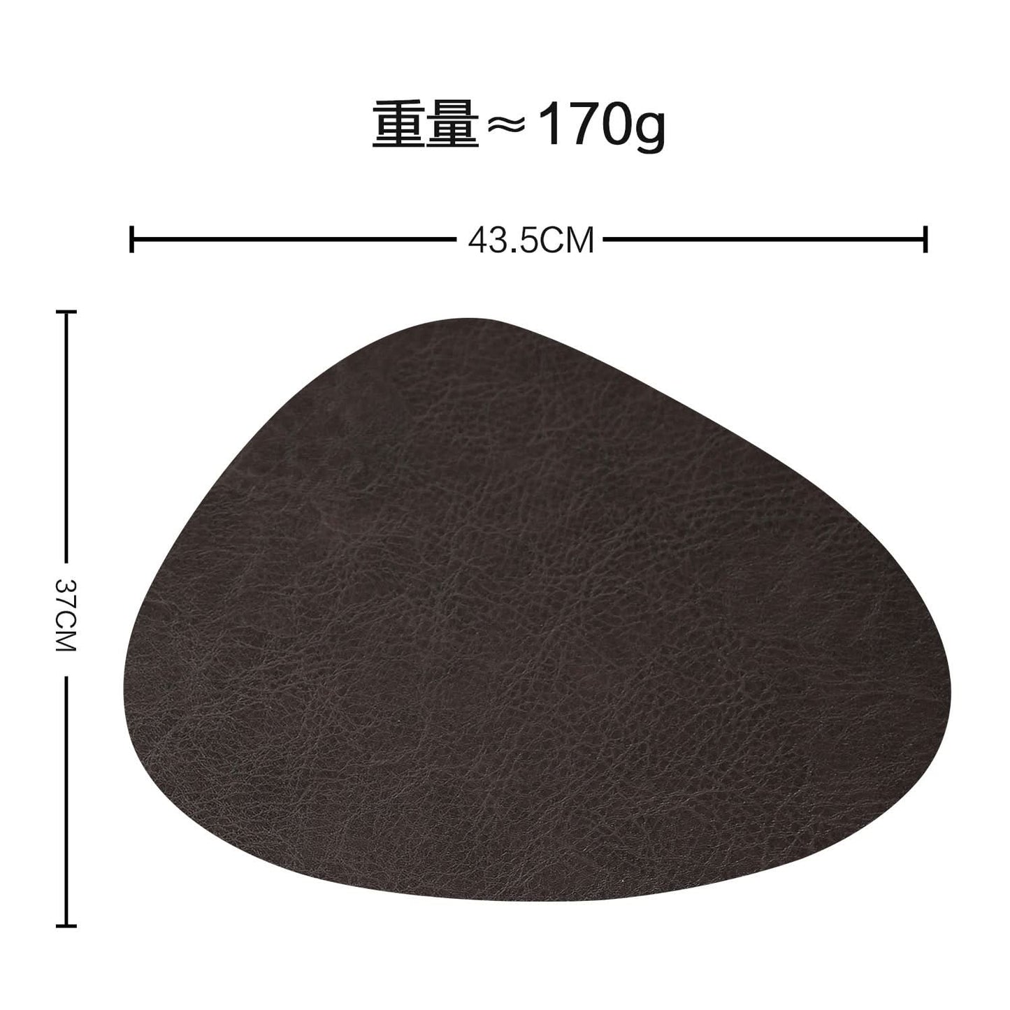 Nordic Style Leather Placemats & Coasters