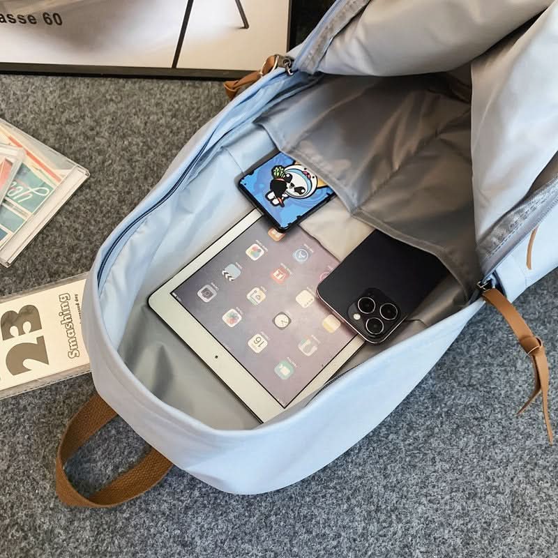 Trendy Korean-Style Backpack – Large-Capacity School Bag for Men & Women
