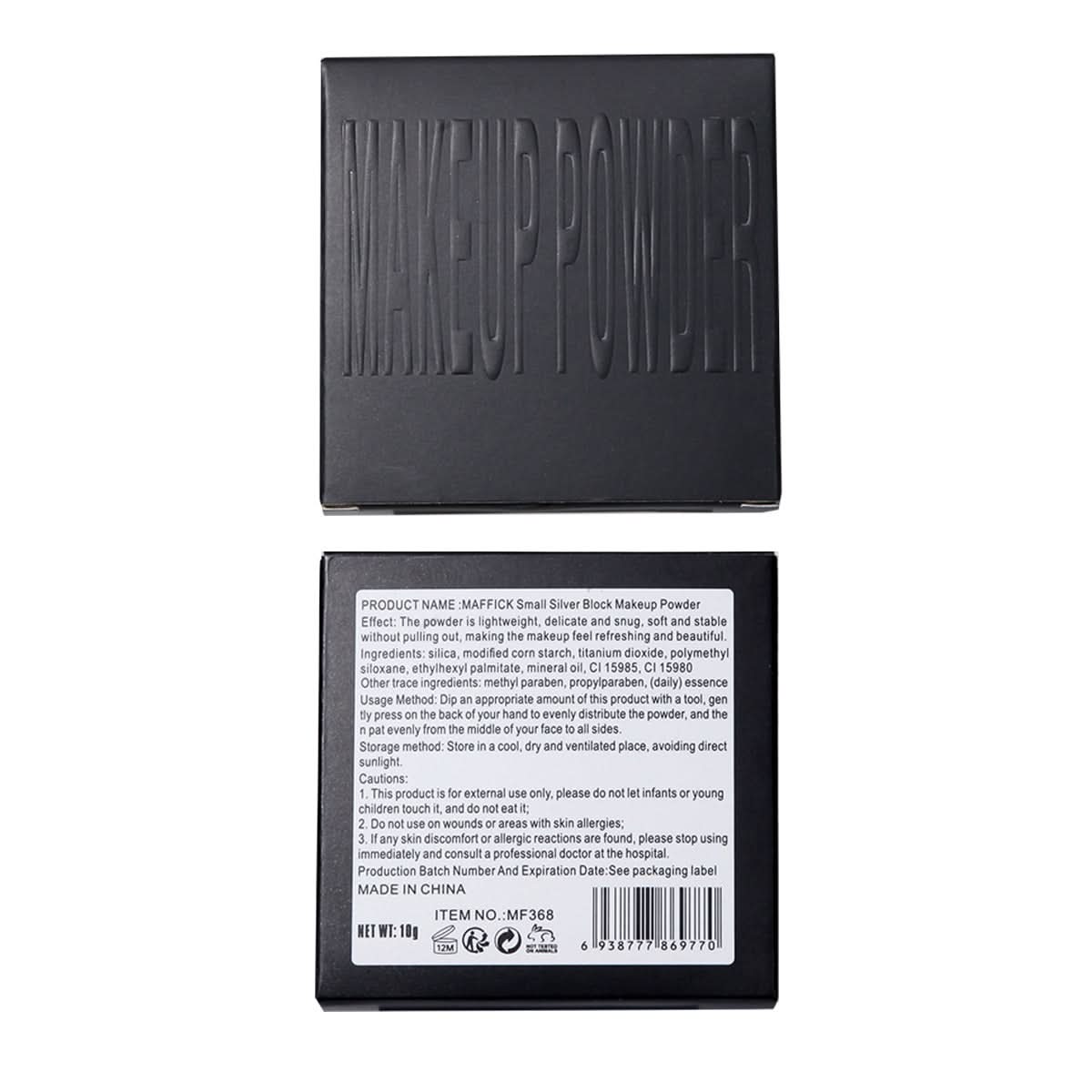 Earth Tone Eyeshadow – Long-Lasting Matte & Pearlescent Silver Powder