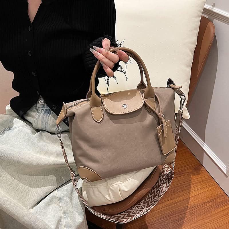 Women's Lightweight Nylon Handbag – Shoulder & Crossbody Bag