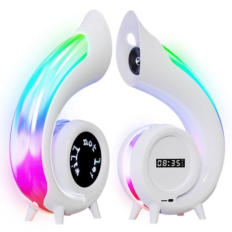 Bluetooth Alarm Clock Speaker – Wireless Mirror Speaker with LED Display