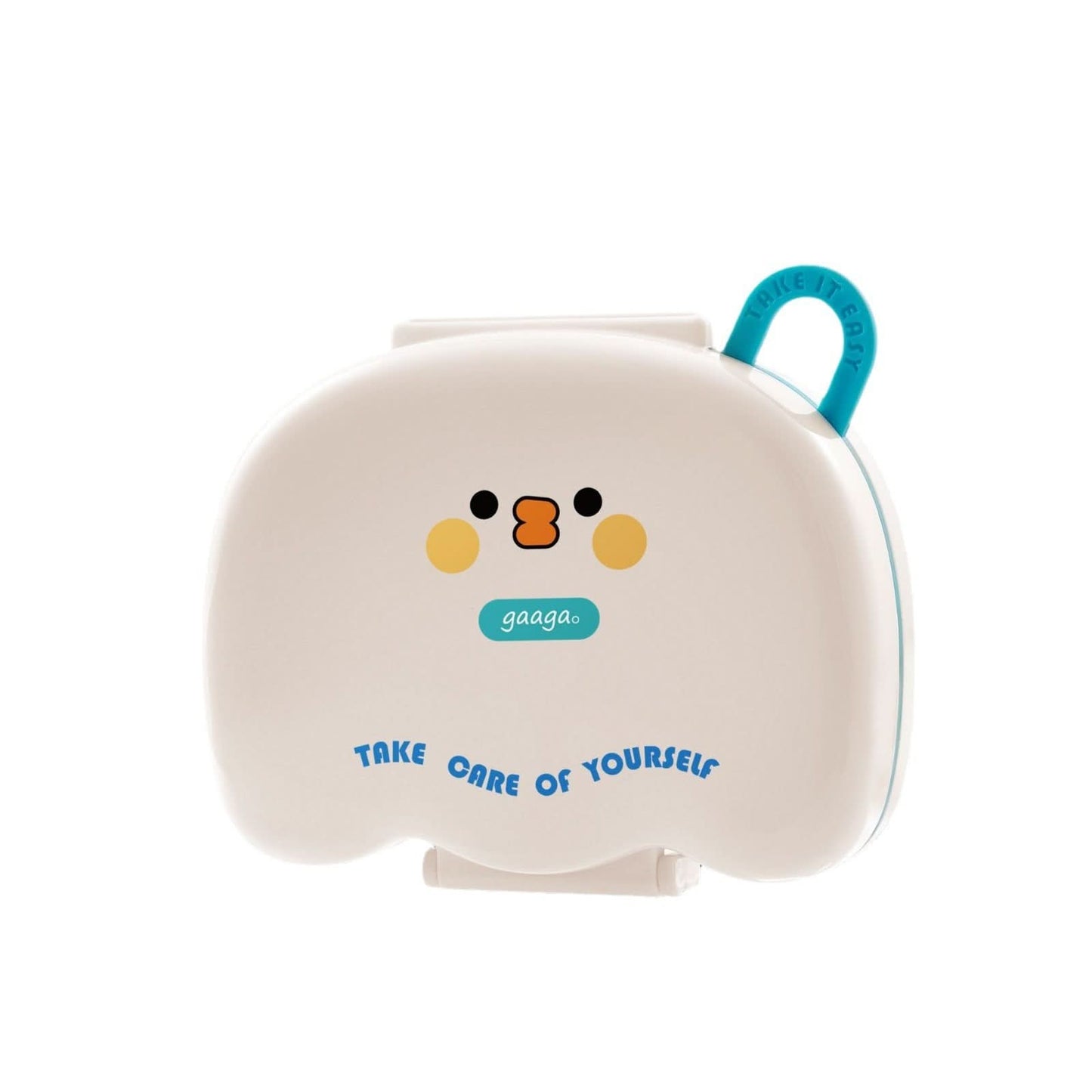 Cute Mini Pill Box – 7-Day AM/PM Travel Medicine Organizer with Secure Lid