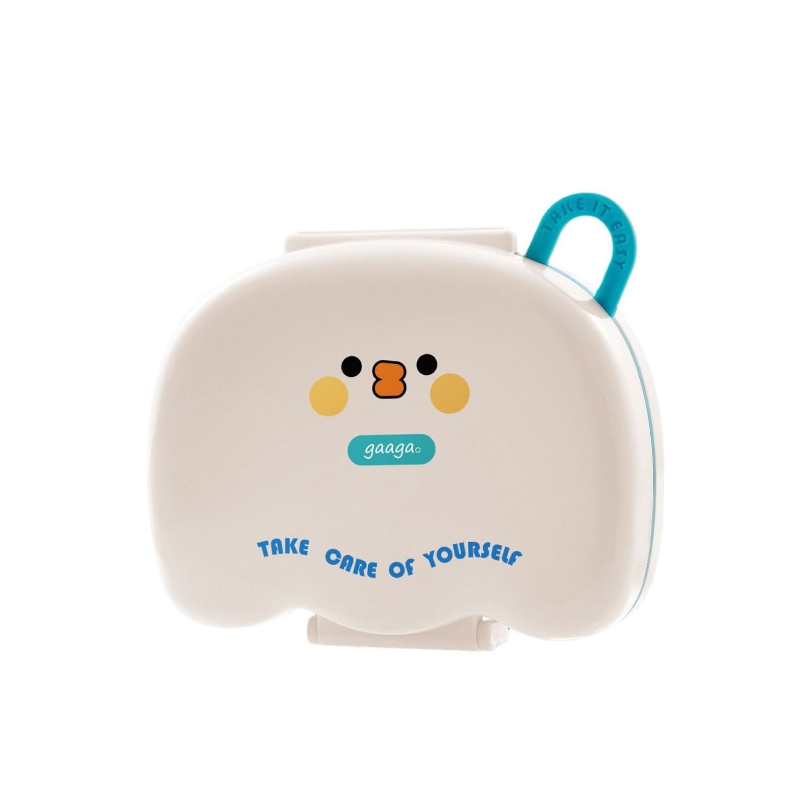 Cute Mini Pill Box – 7-Day AM/PM Travel Medicine Organizer with Secure Lid