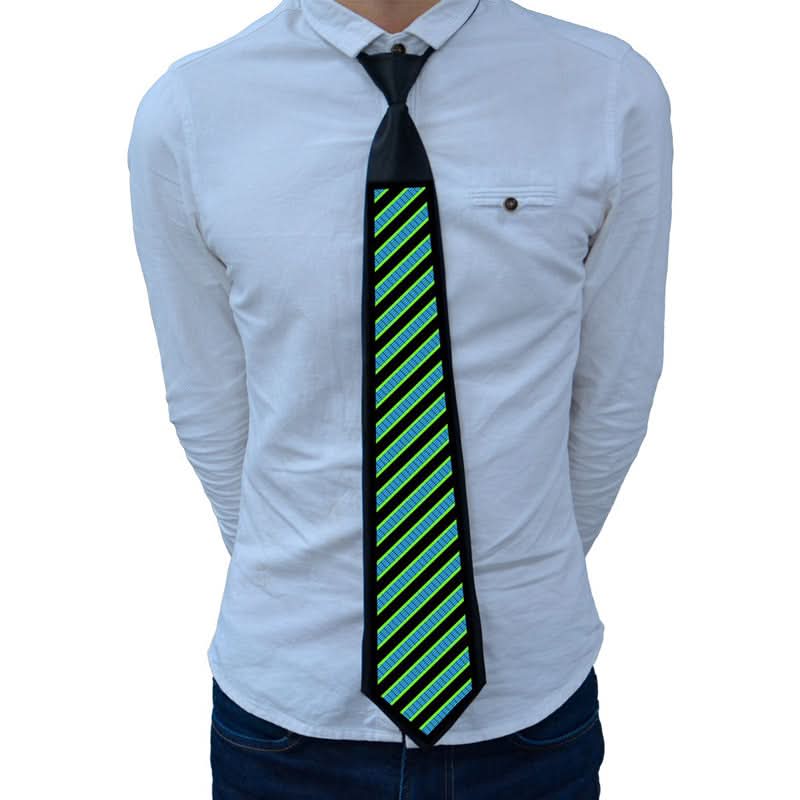 Voice-Activated LED Halloween Party Tie