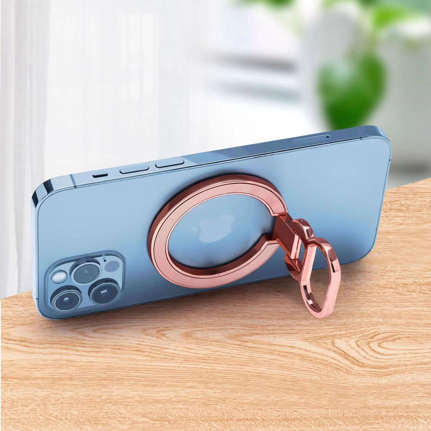360° Rotating Magnetic Phone Ring Holder – Foldable Stand