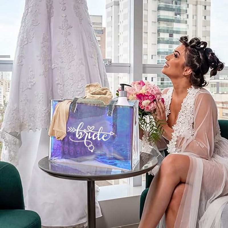 Bride Tribe Laser Transparent Shoulder Bag