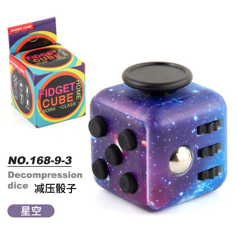 Rainbow Anti-Anxiety Fidget Cube Toy