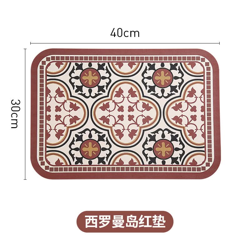 Water-Absorbent Heat-Insulating Nordic Table Mats
