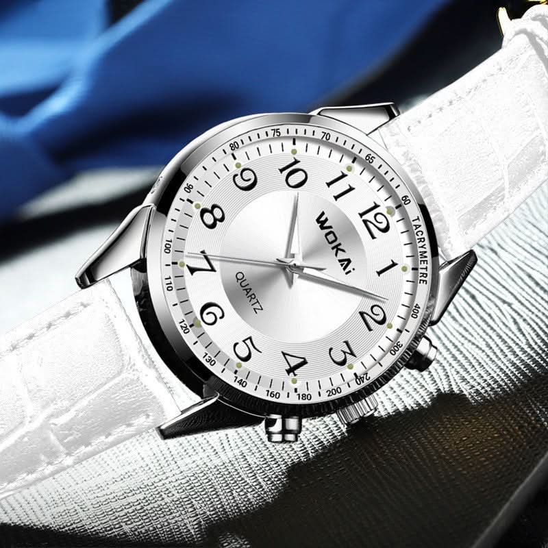 Men's Quartz Sports Watch - White