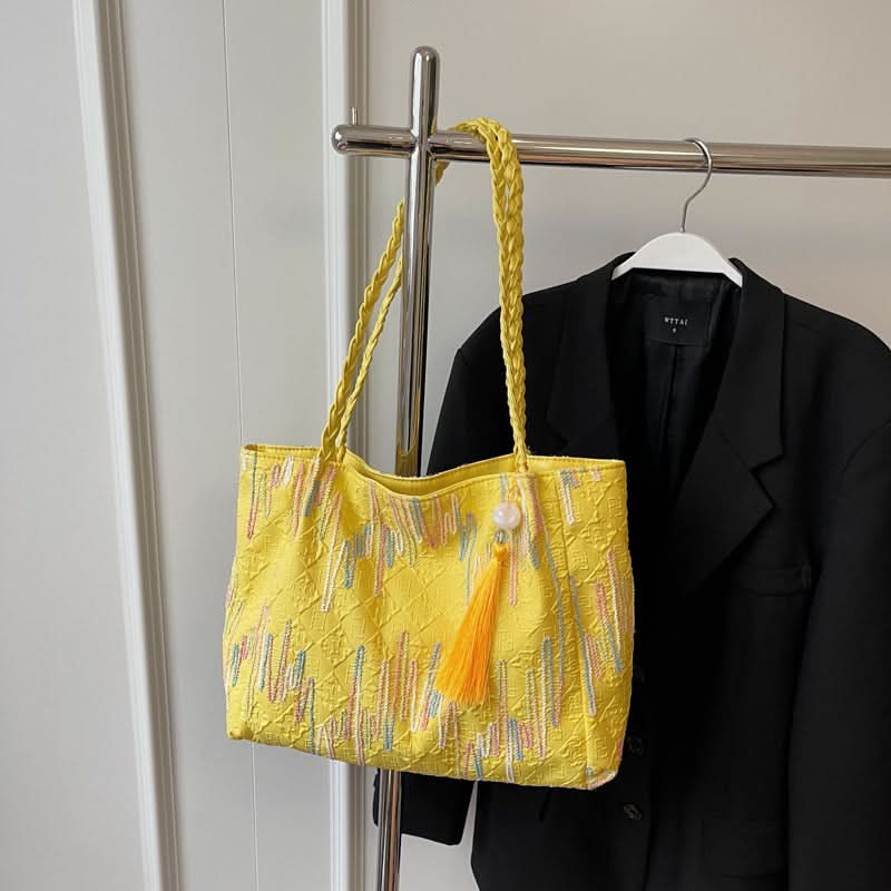 Casual Trend Large Capacity Tote Bag - Fashionable Shoulder Bag