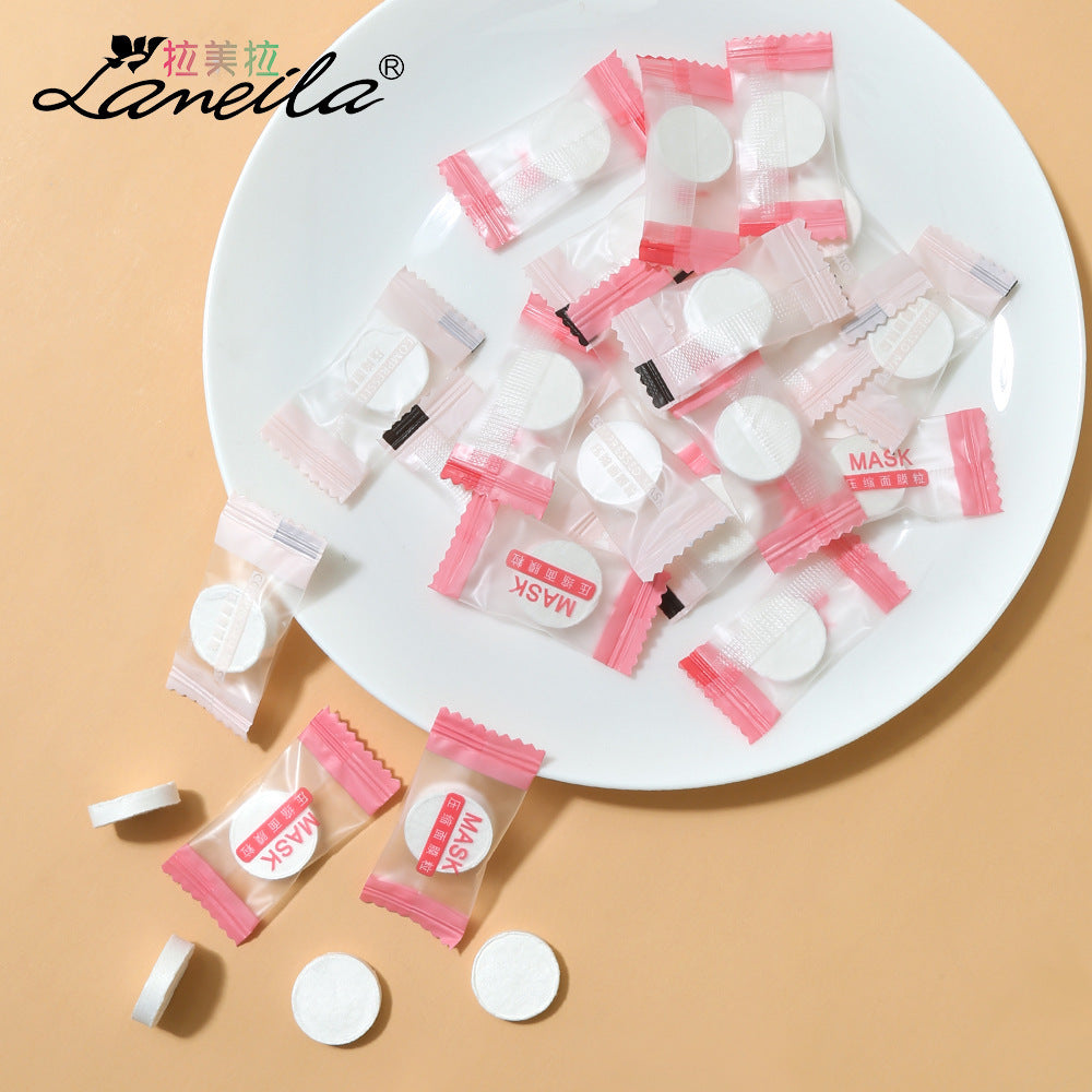 100-Pack Compressed Facial Mask Sheets – For Hydrating & Moisturizing Skincare