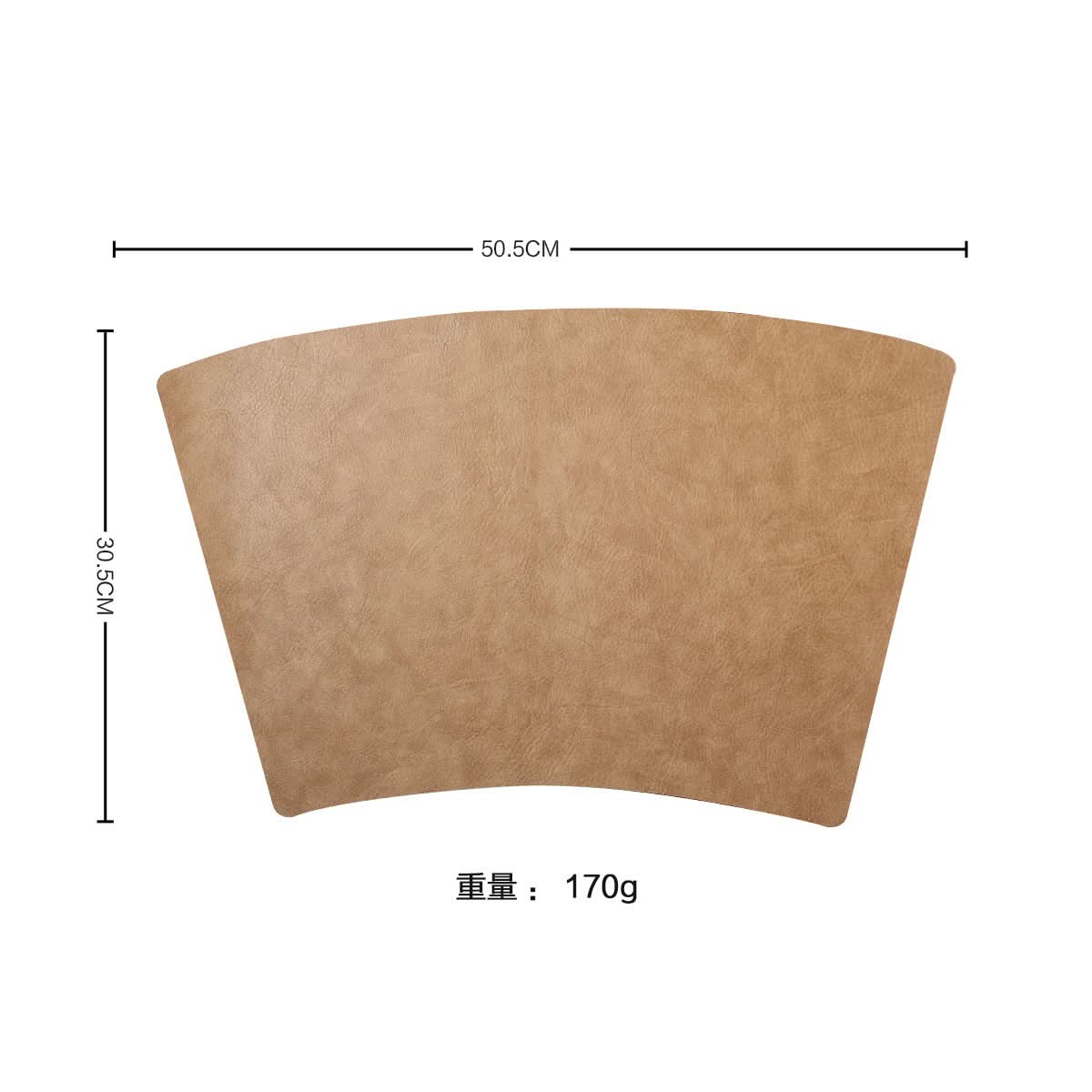 Nordic Style Leather Placemats & Coasters
