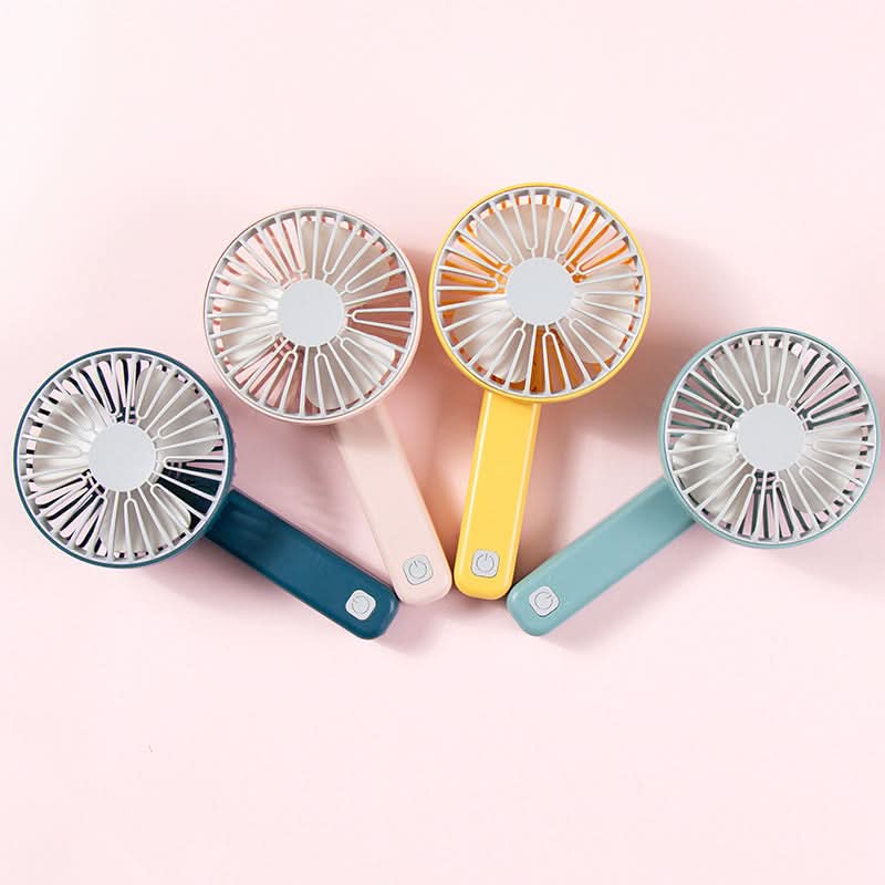 Mini USB Handheld Folding Fan – 3-Speed Portable Silent Fan for Travel & Outdoor