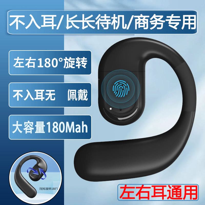 Rotatable Open-Ear Wireless Bluetooth Headset