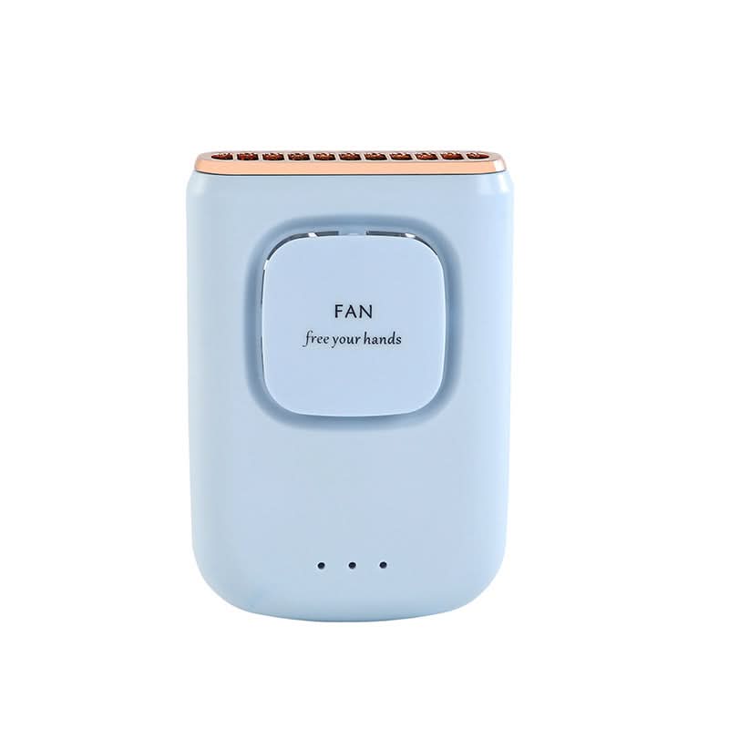 Bladeless Hanging Neck & Waist Fan – Portable USB Rechargeable