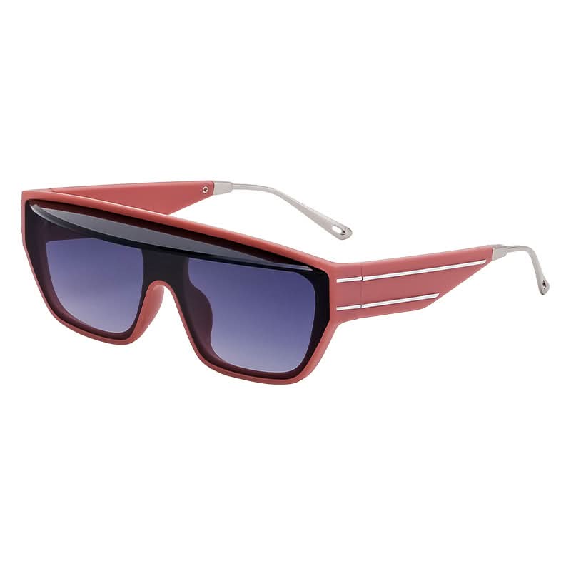 Fashion Square Frame Sports Sunglasses for Women – Trendy UV Protection Shades