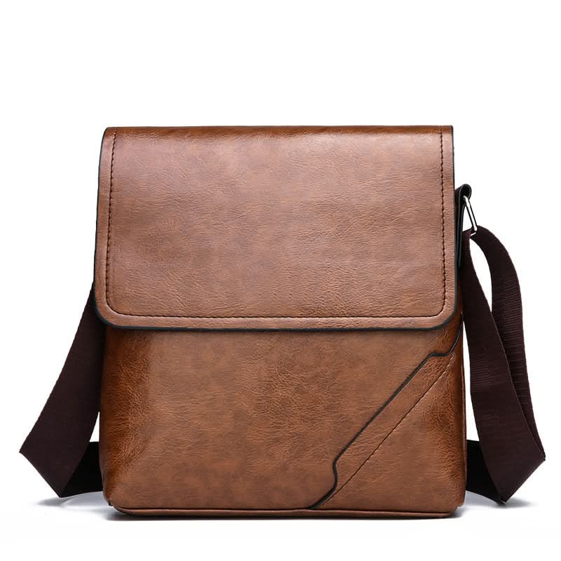 Men’s PU Leather Messenger Bag Set – Waterproof Handbag