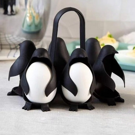 Penguin Egg Steamer – Cute Plastic Egg Boiler & Storage Rack