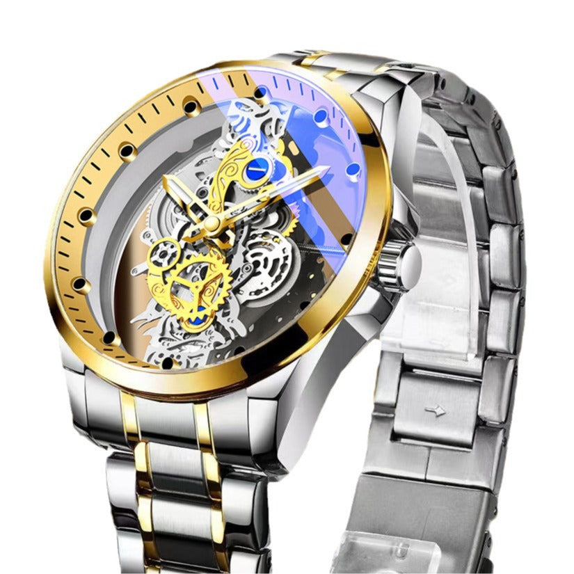 TPW Elegant Men's Quartz Watch – Durable Steel Strap