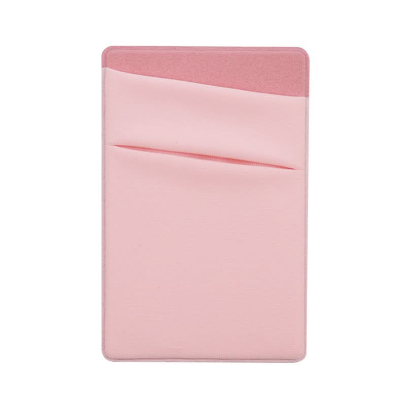 New mobile phone case with back sticker and double-layer card holder for storing Lycra mobile phone back sticker card holder