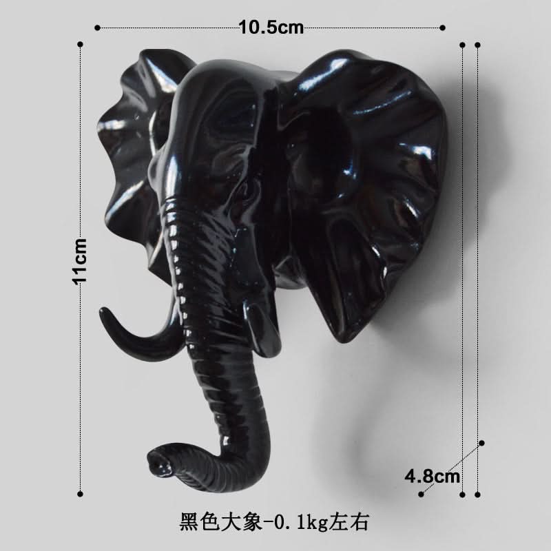 Punch-Free Animal Head Wall Hook – Decorative Deer Head Sticky Hanger